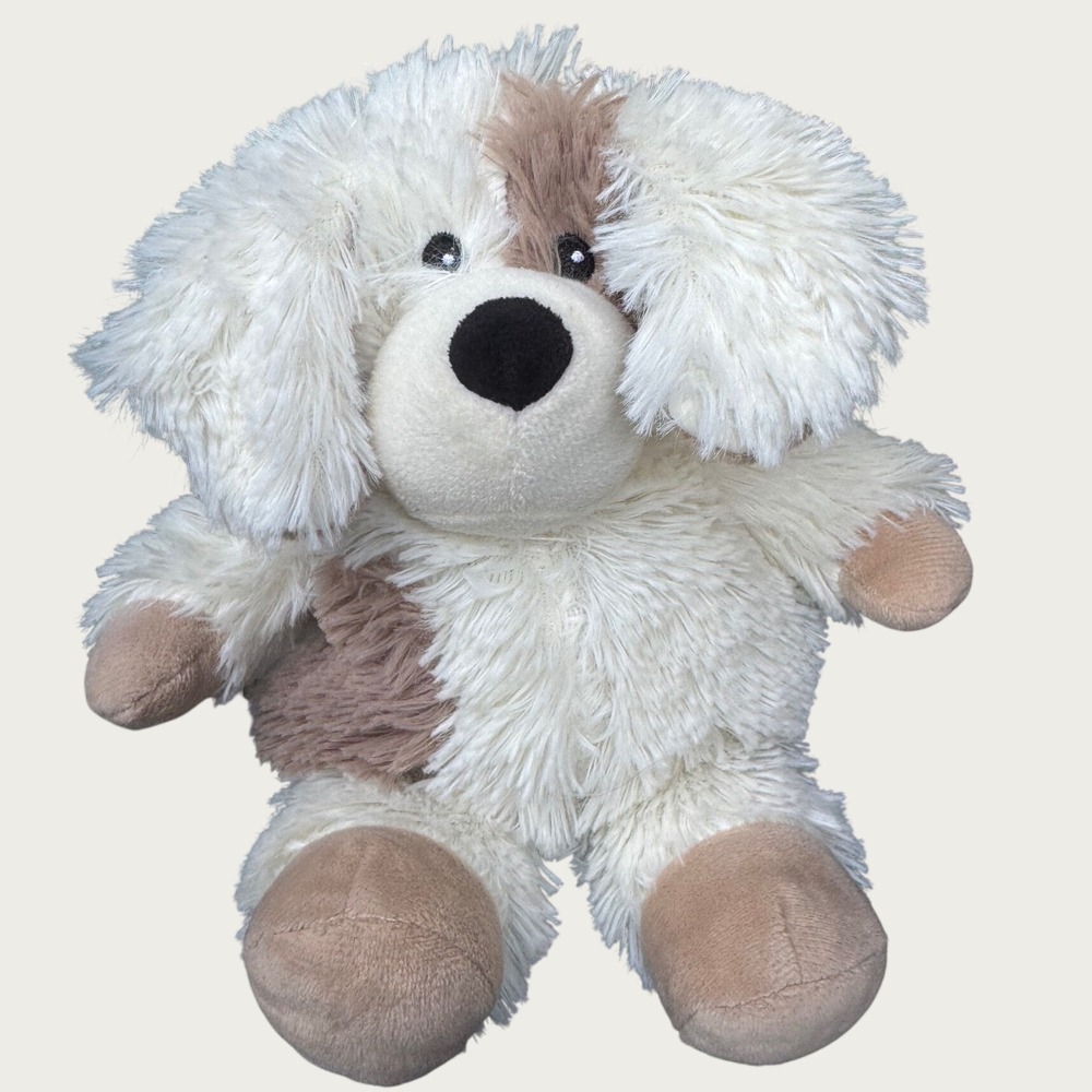 Warmies Marshmallow Puppy Microwaveable Lavender Scented Weighted Plush Dog